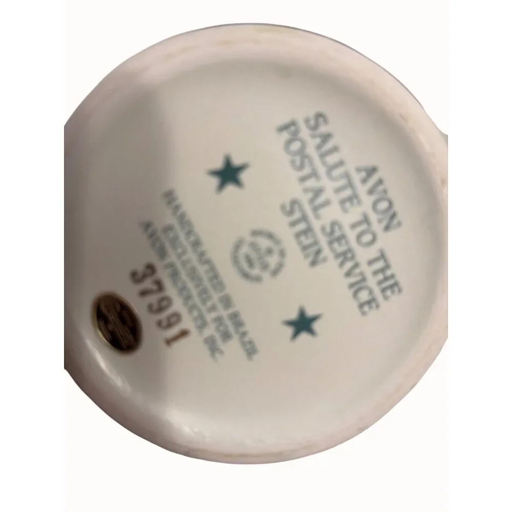 Avon Salute To The Postal Service‎ Stein Pony Express & Benjamin Franklin Design